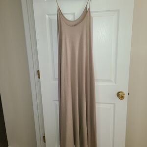 Zara Tan Maxi Dress